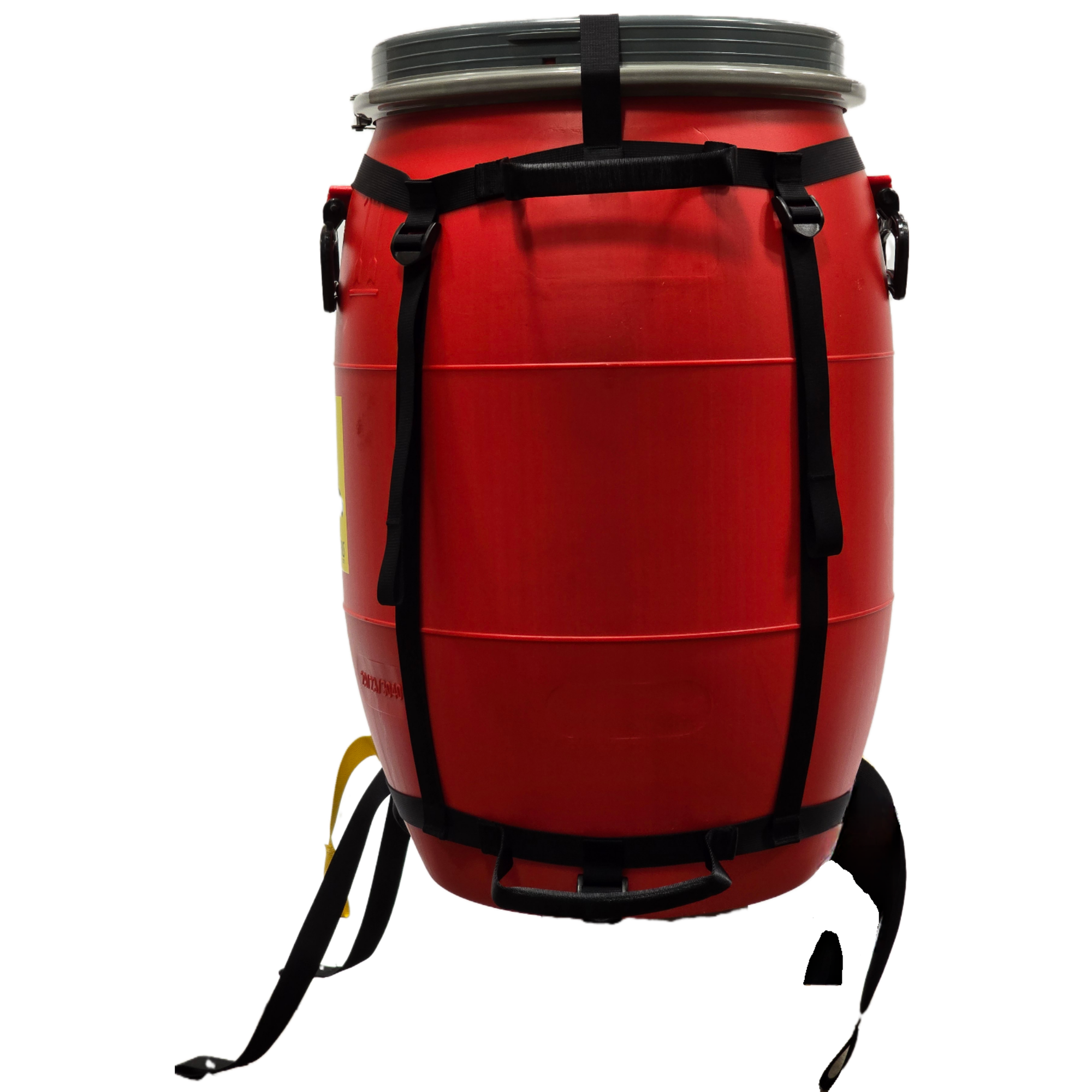 Recreational Barrel Works 60L Red Barrel and Expedition Harness Package