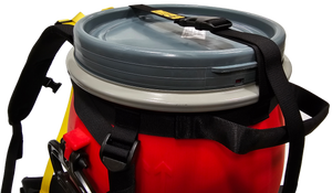 Recreational Barrel Works 30L Red Barrel and Expedition Harness Package