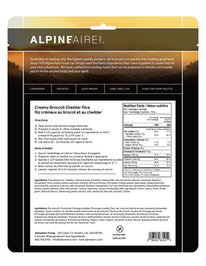 AlpineAire Creamy Broccoli Cheddar Rice