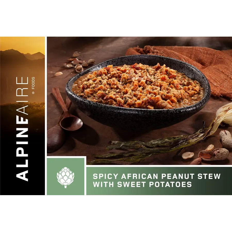 AlpineAire Spicy African-Style Peanut Stew with Sweet Potatoes