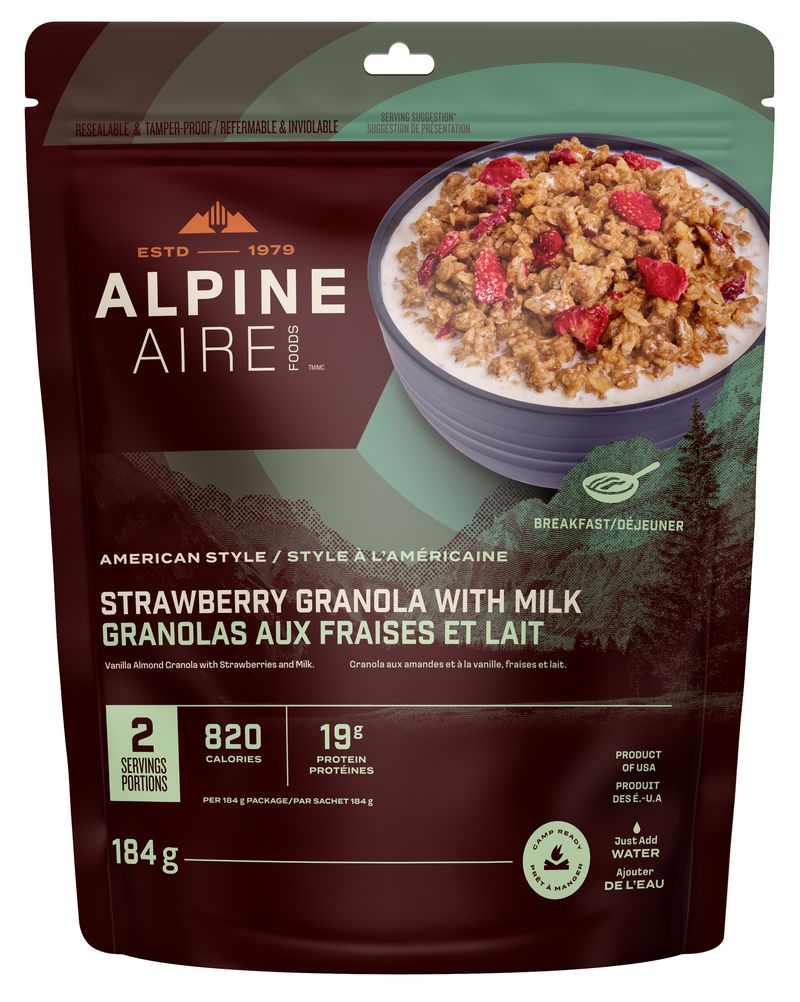 AlpineAire Strawberry Granola with Milk