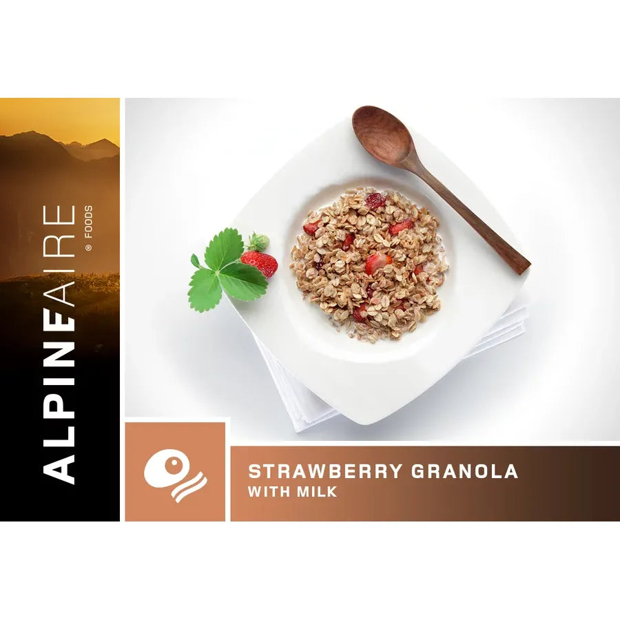 AlpineAire Strawberry Granola with Milk