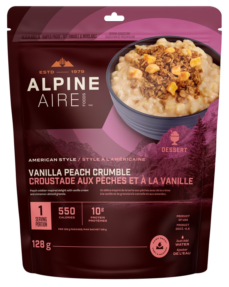 AlpineAire Vanilla Peach Crumble