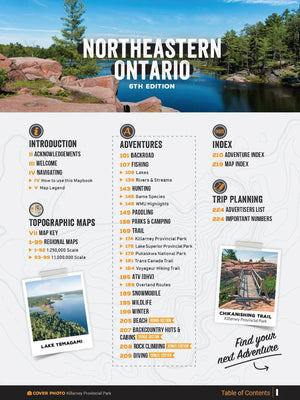 Backroad Mapbooks Northeastern Ontario - 6th Edition
