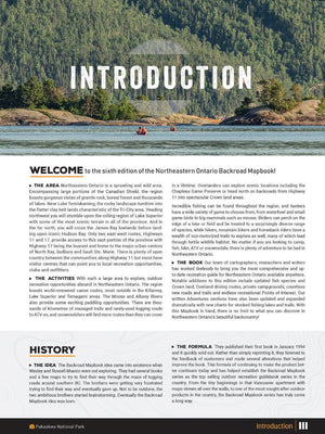Backroad Mapbooks Northeastern Ontario - 6th Edition