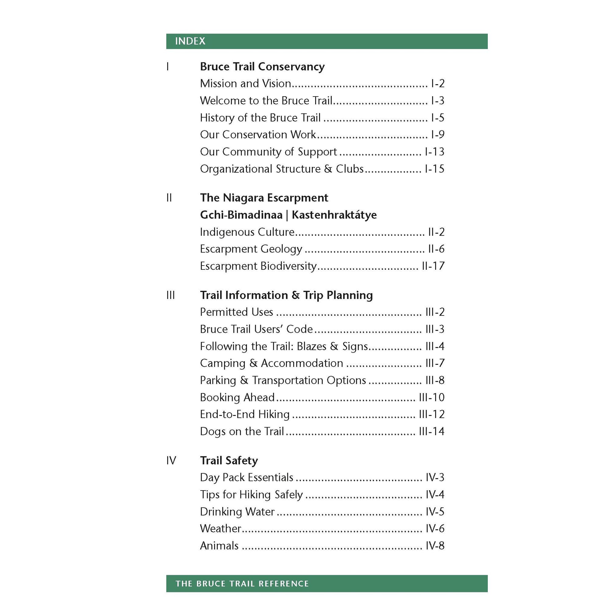 Bruce Trail Reference 31st Edition