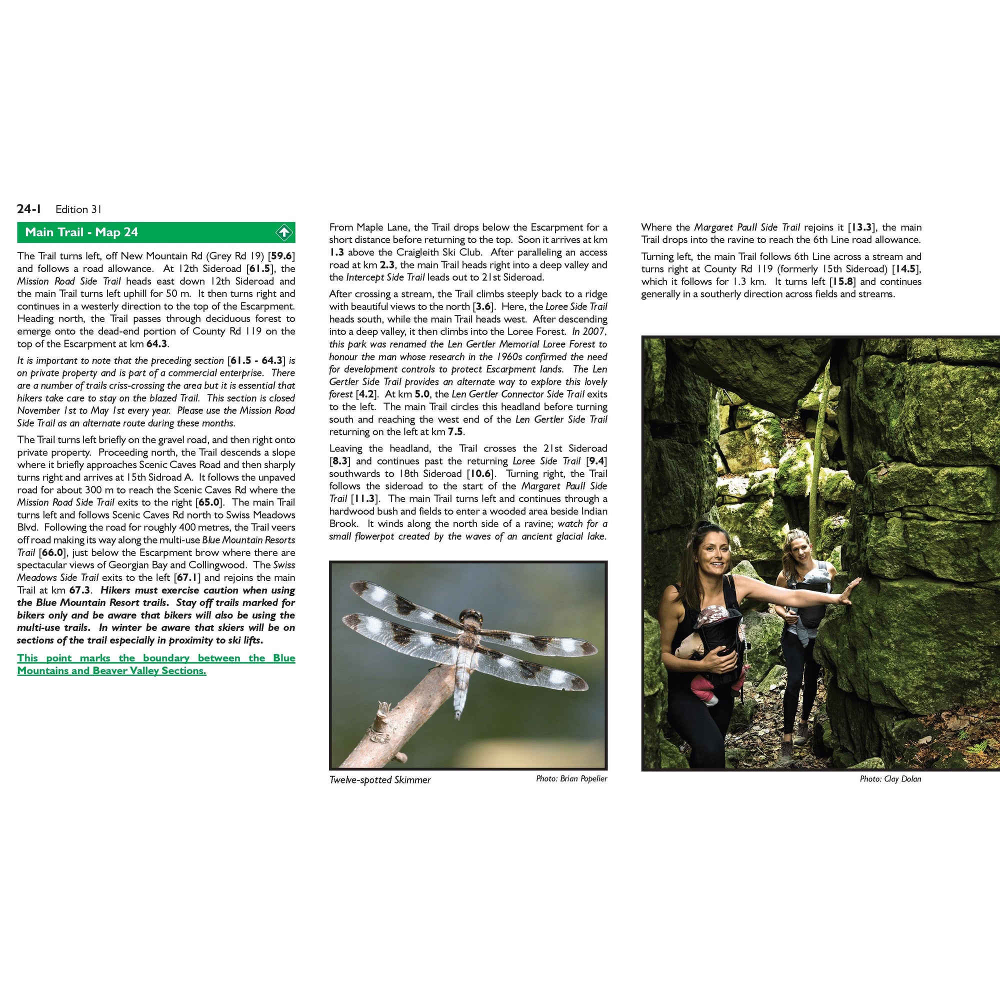 Bruce Trail Reference 31st Edition