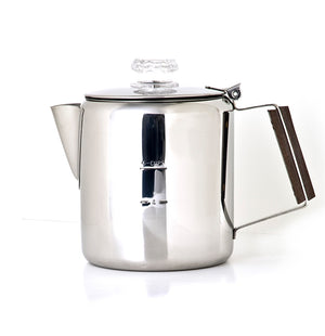 Chinook Timberline Coffee Percolator 6 Cup - Stainless Steel
