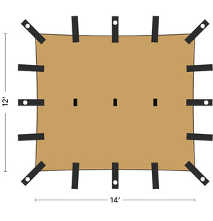 Chinook Heavy Duty Tarp 14' x 12'