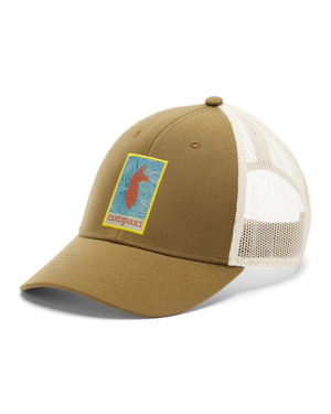 Cotopaxi Llama Map Trucker Hat
