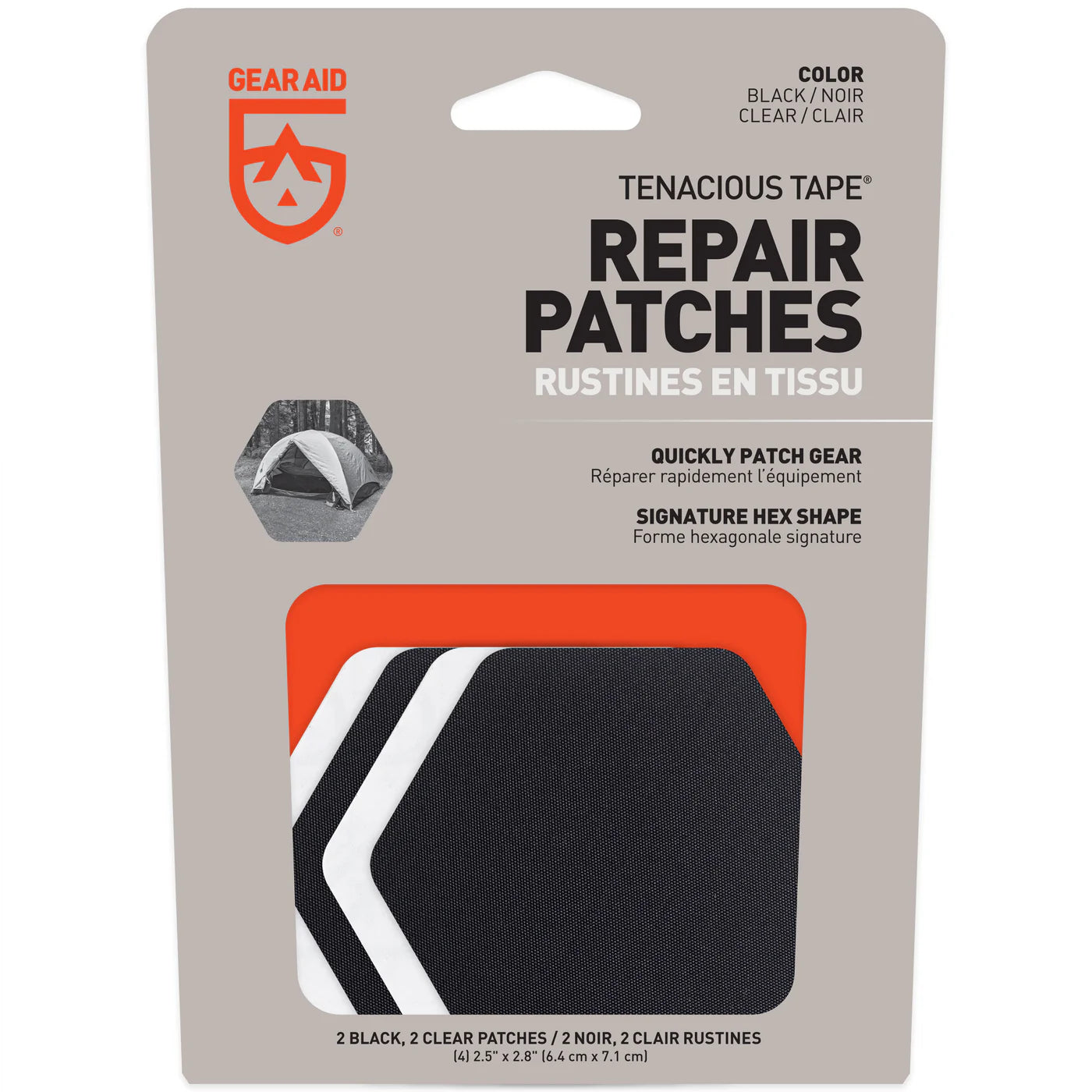 Gear Aid Tenacious Tape Patches Hex