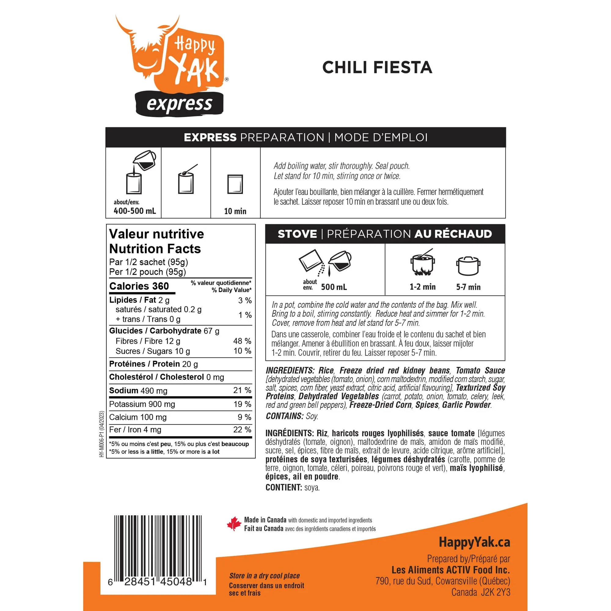 Happy Yak Chili Fiesta