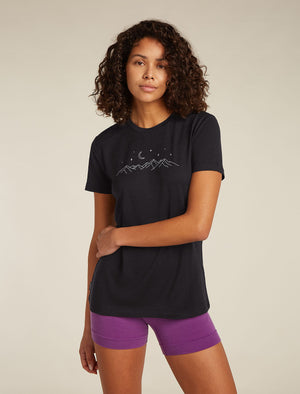 Icebreaker Merino 150 Tech Lite III SS Sparkling Stars - Women's