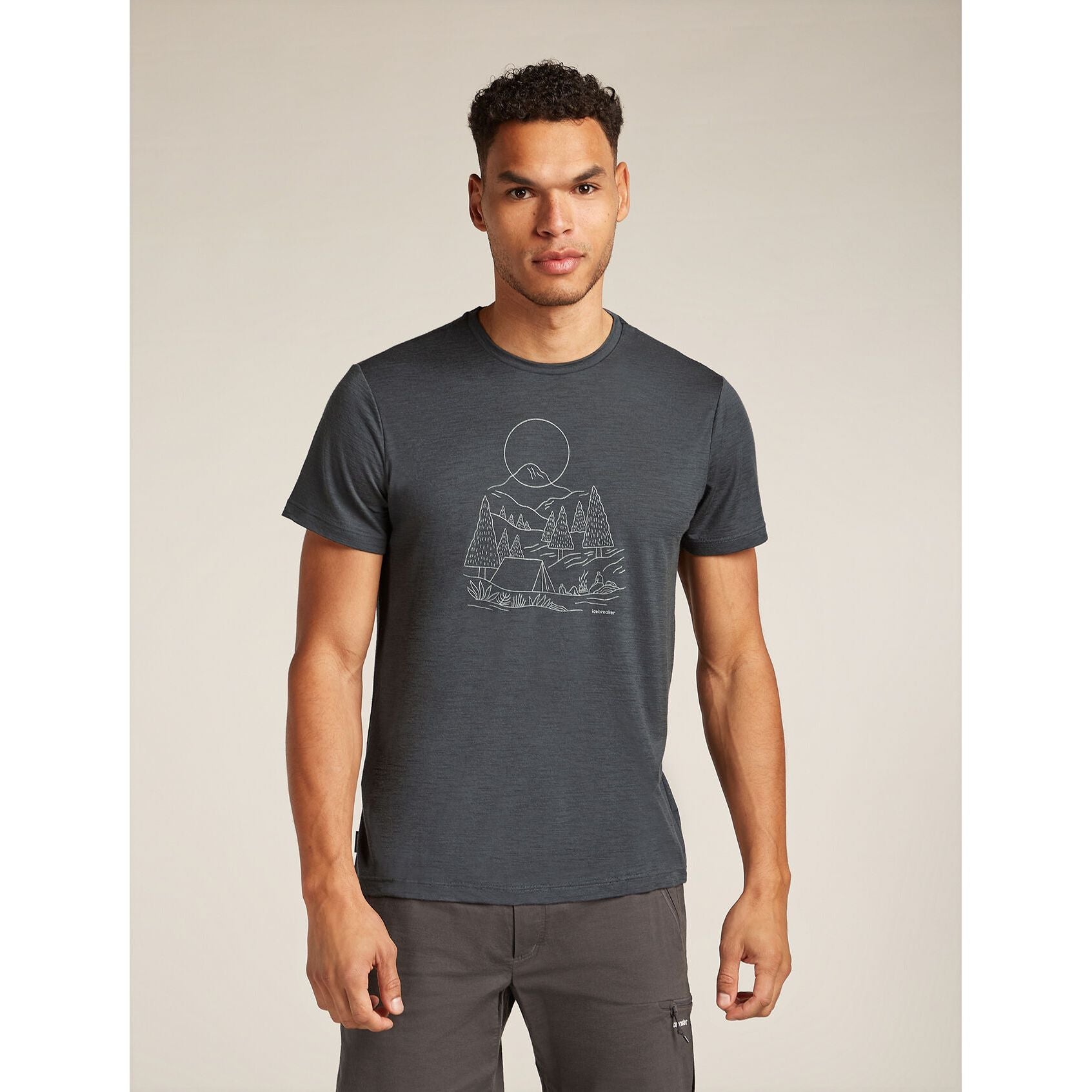 Icebreaker Merino 150 Tech Lite III SS Sunset Camp - Men's