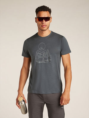 Icebreaker Merino 150 Tech Lite III SS Sunset Camp - Men's