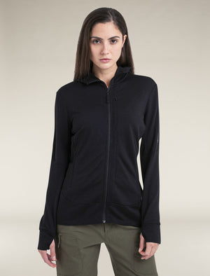 Icebreaker Quantum IV LS Zip Hoodie - Women's