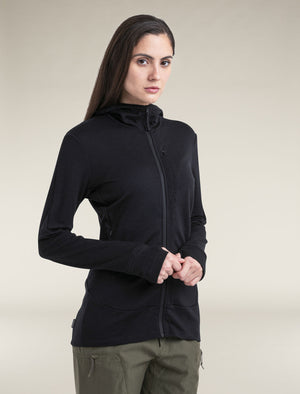 Icebreaker Quantum IV LS Zip Hoodie - Women's