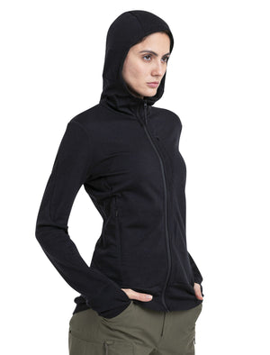 Icebreaker Quantum IV LS Zip Hoodie - Women's