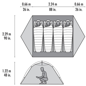 MSR Elixir 4 Tent