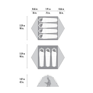 MSR Hubba Hubba LT 3P Tent