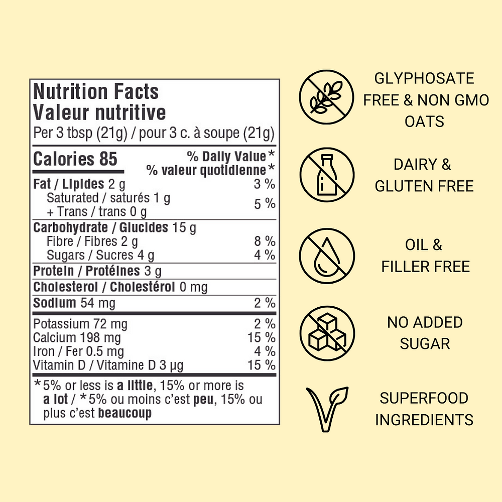 Magic Oats Oat Milk Powder - Vanilla Unsweetened