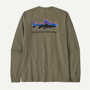 Patagonia Home Water Trout Responsibili-Tee LS - Men's