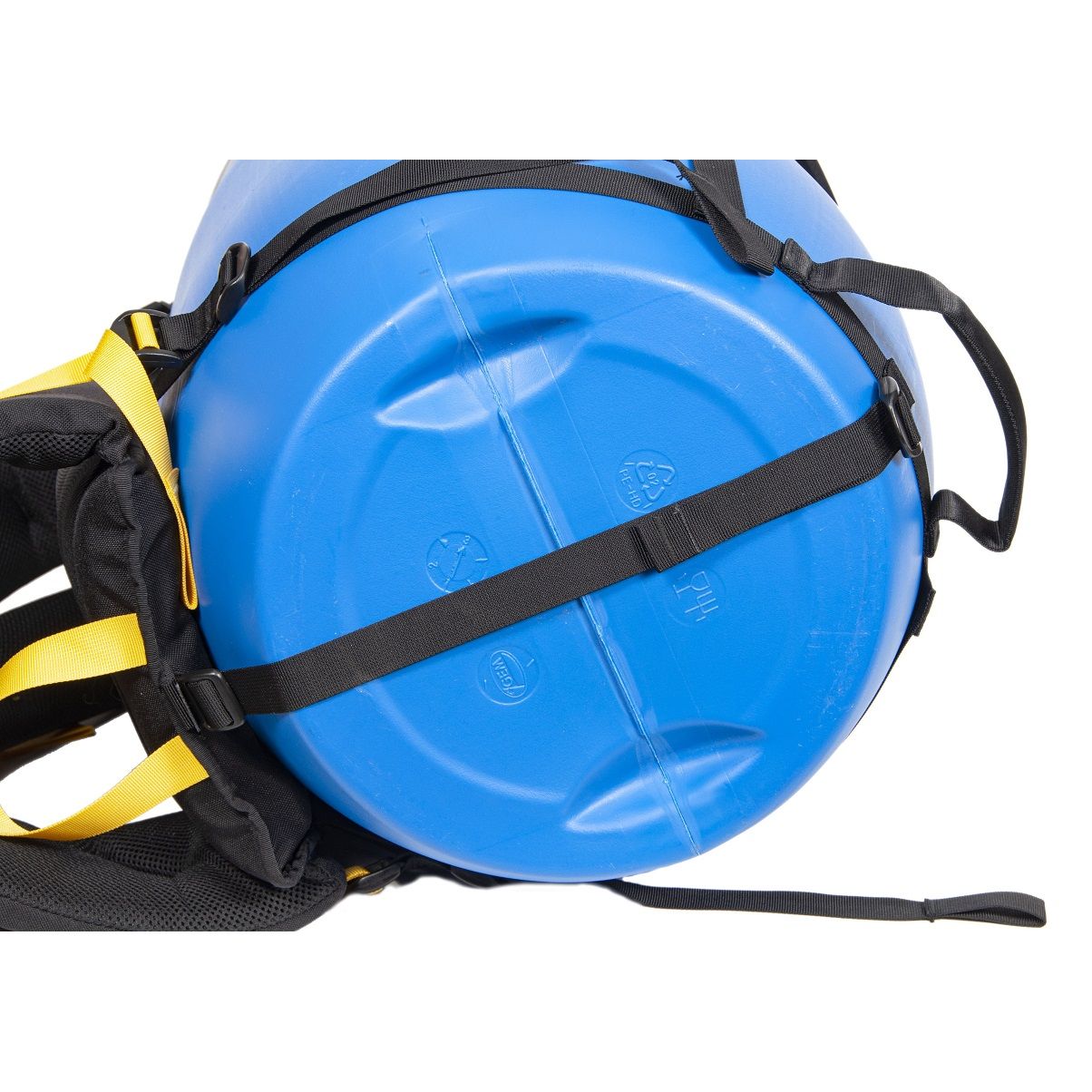 Recreational Barrel Works 30L Blue Barrel and Expedition Harness Package