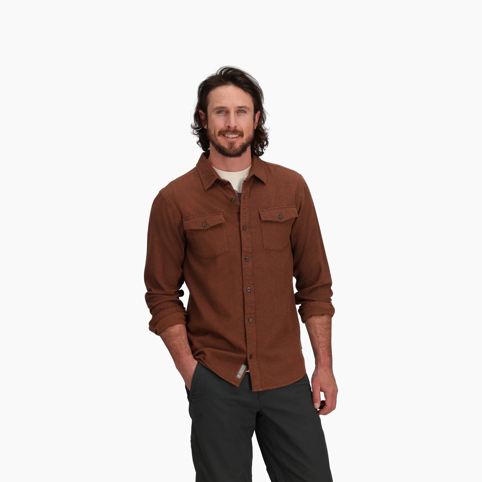 Royal Robbins Bristol Organic Cotton Twill LS - Men's
