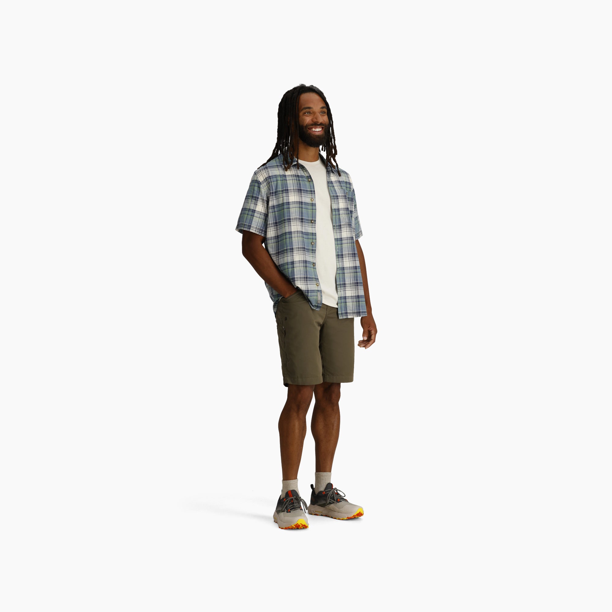 Royal Robbins Redwood Plaid SS - Men's
