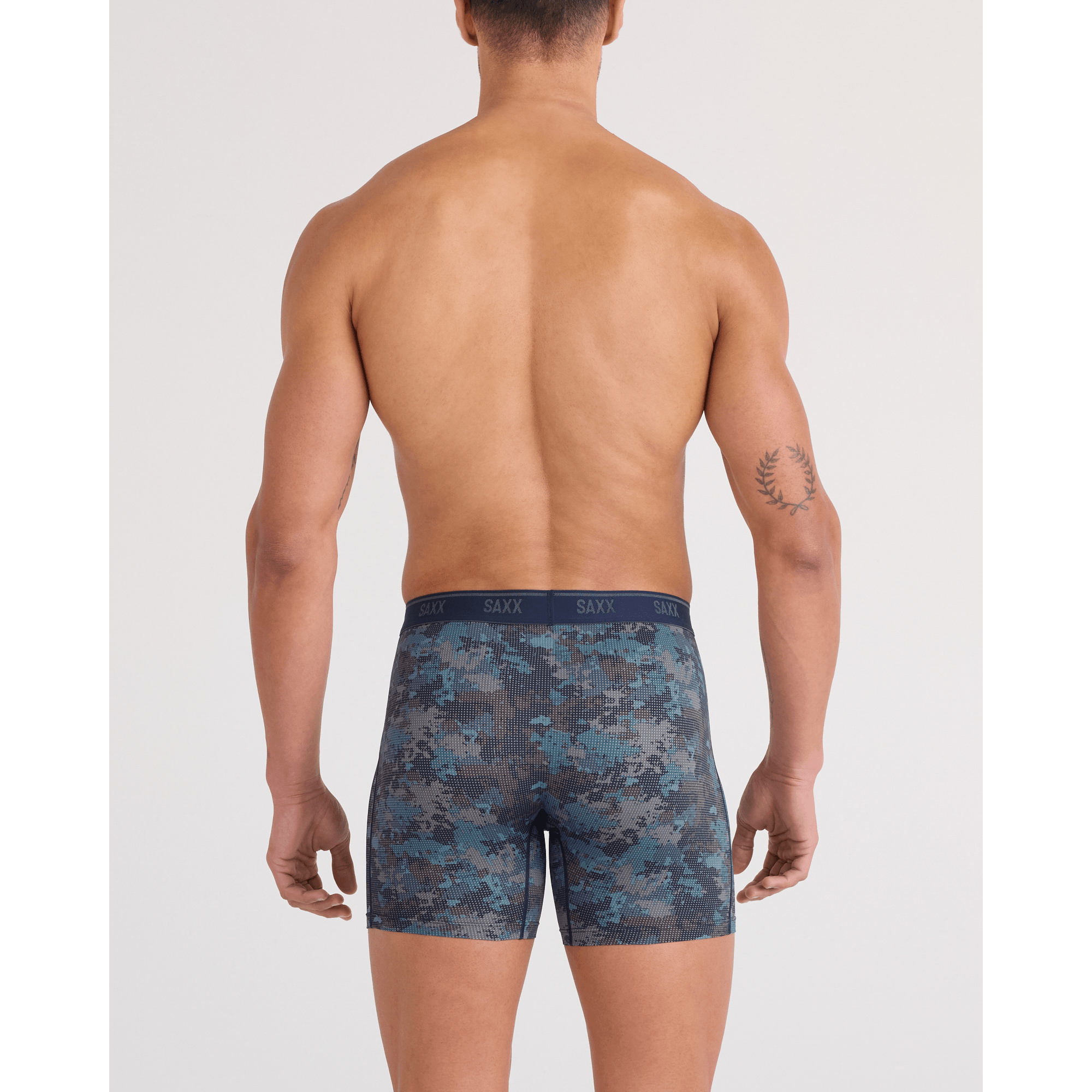 Saxx Quest Quick-Dry Mesh Boxer Brief Fly - 2 Pack - Matrix Camo/Black