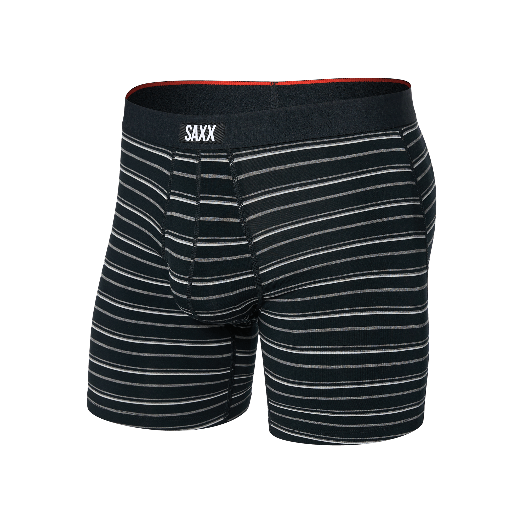 Saxx Vibe Xtra Boxer Brief Fly - Black Coast Stripe