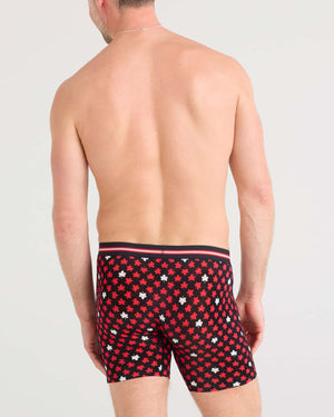 Saxx Vibe Xtra Boxer Brief Fly - Maple Leaf-Black