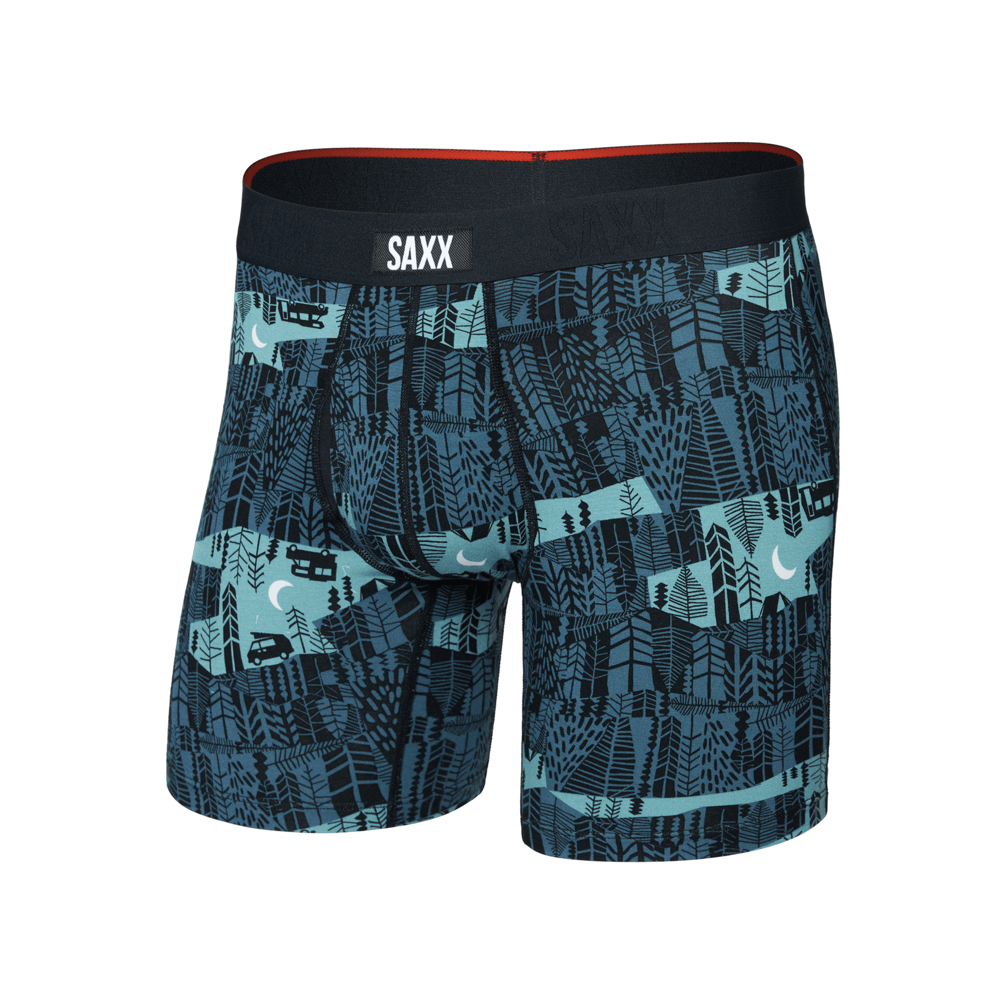 Saxx Vibe Xtra Boxer Brief Fly - The Clearing-Storm Blue