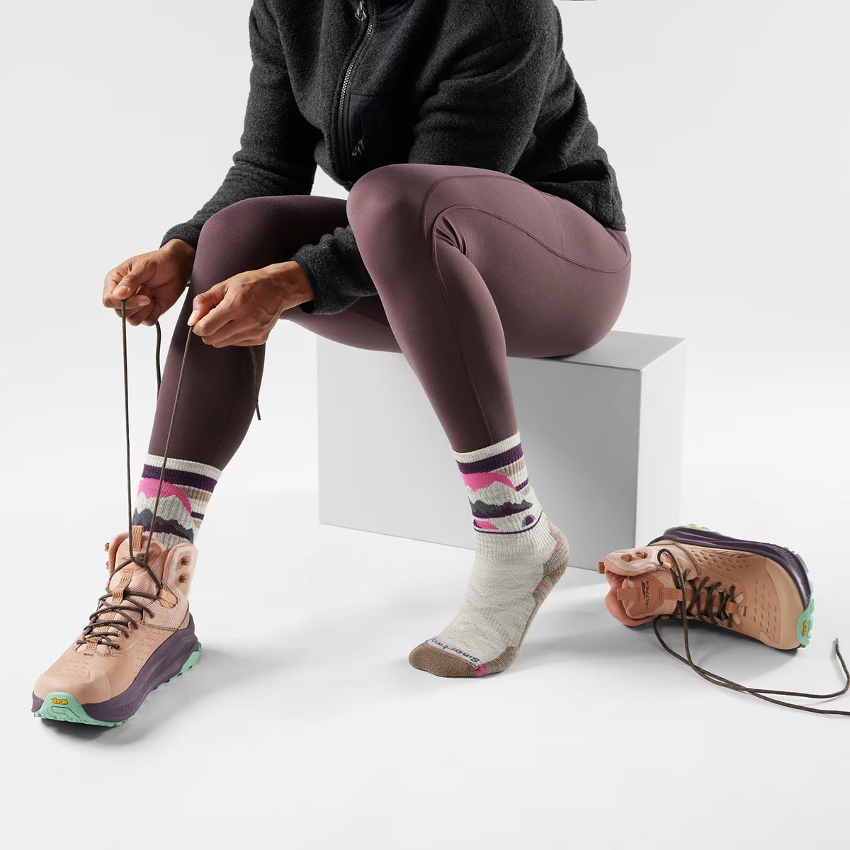 Smartwool Hike Light Cushion Crew Mountain Moon - Women's