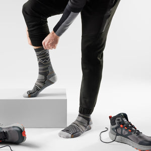 Smartwool Hike Light Cushion Crew Mountain Range Pattern - Men's