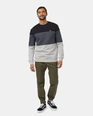 Tentree TreeFleece Blocked Classic Crew - Men's - Final Clearance