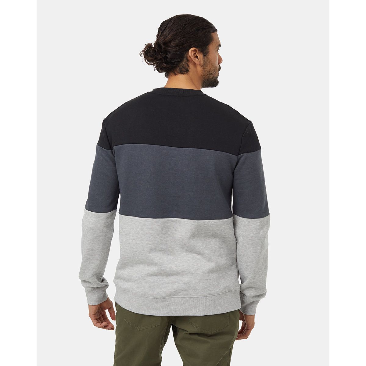 Tentree TreeFleece Blocked Classic Crew - Men's  - Final Clearance