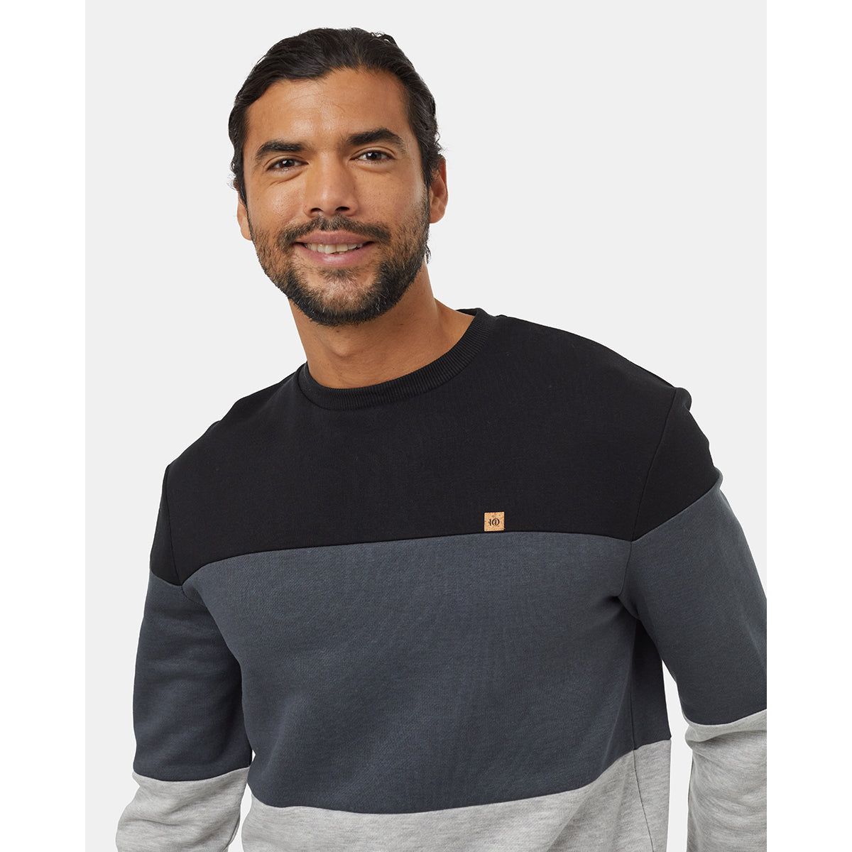 Tentree TreeFleece Blocked Classic Crew - Men's  - Final Clearance