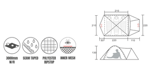 Treqa Ontario Series 3-Person Tent
