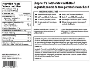 Backpacker's Pantry Shepherd's Potato Stew with Beef - Single Serving