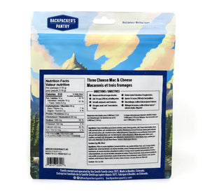 Backpacker's Pantry Three Cheese Macaroni & Cheese - Single Serving