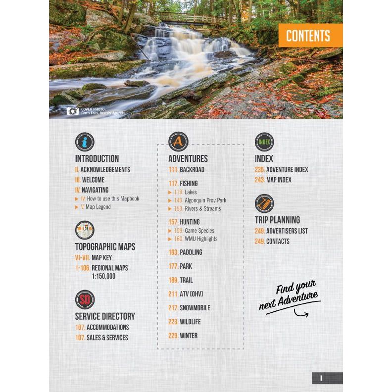 Backroad Mapbooks Cottage Country Ontario - 7th Edition