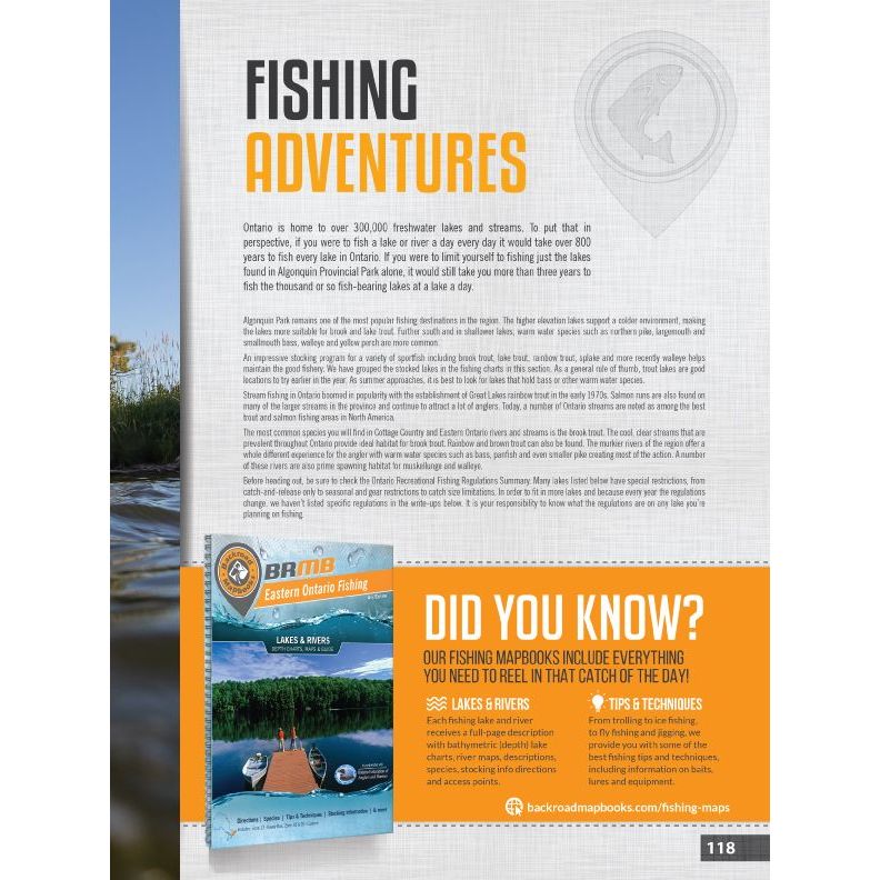 Backroad Mapbooks Cottage Country Ontario - 7th Edition