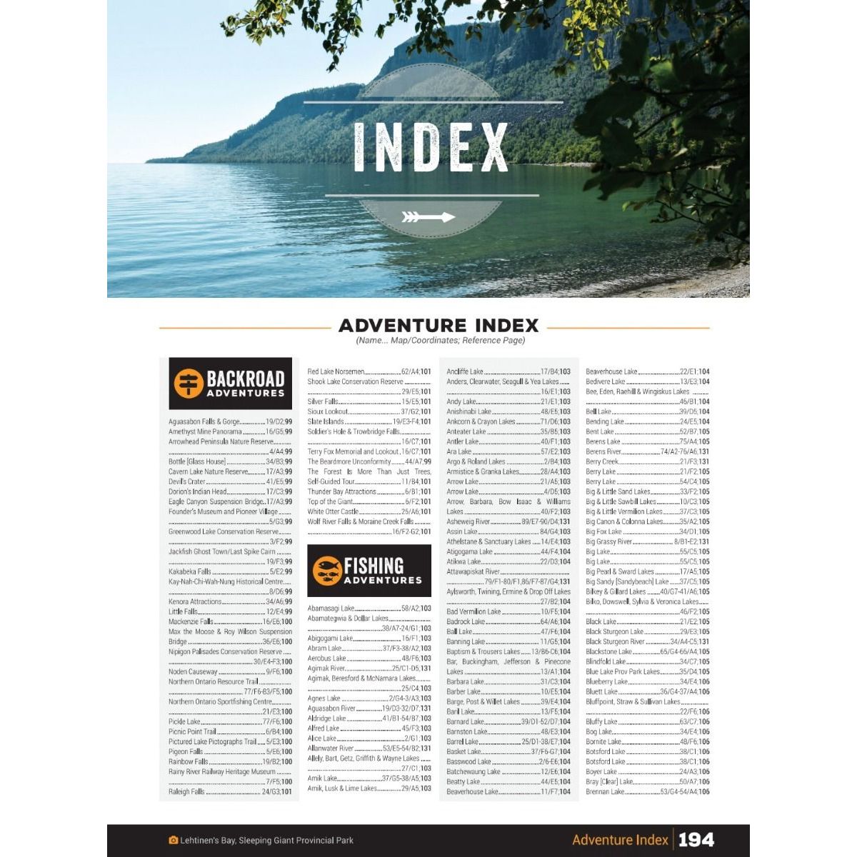 Backroad Mapbooks Northwestern Ontario - 5th Edition