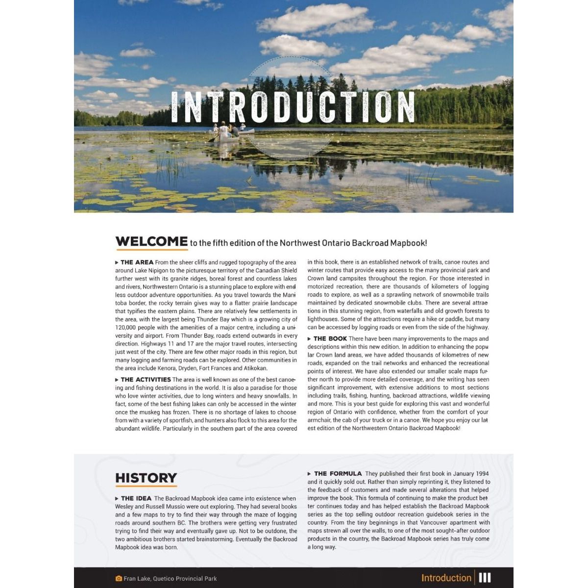 Backroad Mapbooks Northwestern Ontario - 5th Edition