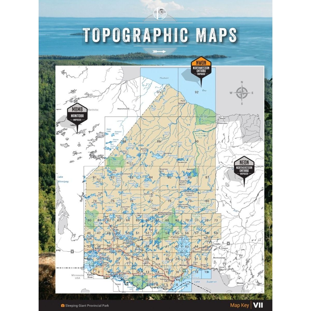 Backroad Mapbooks Northwestern Ontario - 5th Edition