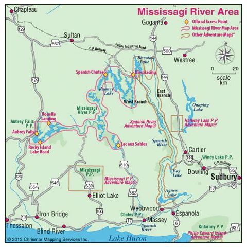 Chrismar Mississagi River & Aubrey Falls Provincial Parks