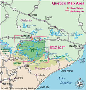 Chrismar Quetico Park Map