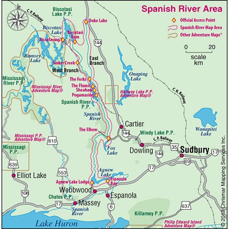 Chrismar Spanish River Map