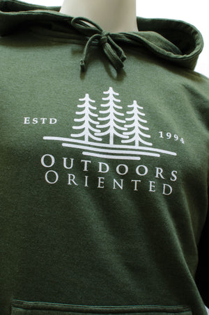 Outdoors Oriented Three Trees Hoodie - Unisex